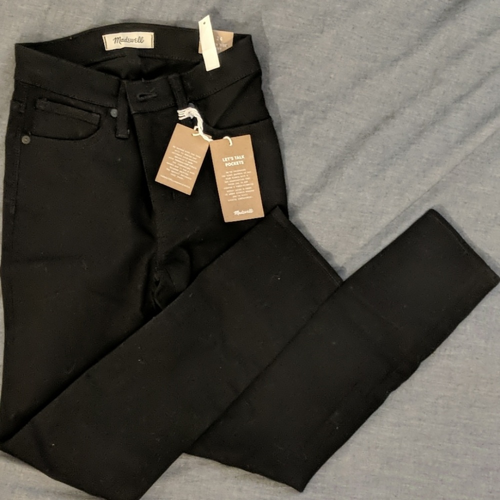 New Black Madewell Thermolite Jeans
